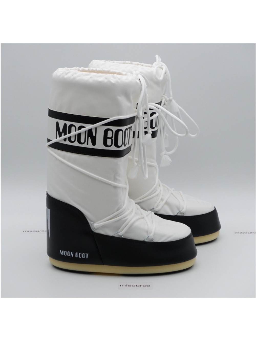 NEW Moon Boot Icon Nylon Snow Boots 80D1400440-NA02 Black - Picture 3 of 11